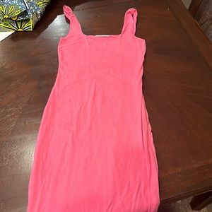 Birch and Stone Pink Fitted Dress